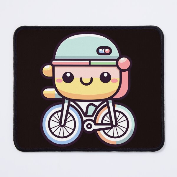 Item preview, Pedal Paradise Cute Kawaii Bicycle Bliss designed and sold by DigitalGraphic1.
