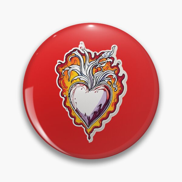 Item preview,  Heart with Flames designed and sold by vm369.