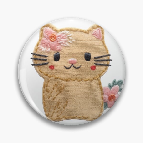 Item preview, Custom Hand-Knitted Aesthetic: Adorable Kitty Cat designed and sold by PaddyMcKhan.
