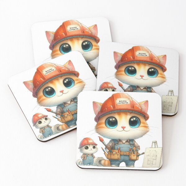 Item preview, Cat Architect  designed and sold by VANWANSHOP.