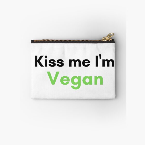 Aperçu de l'œuvre Kiss Me Im Vegan créée et vendue par TrendIt-.