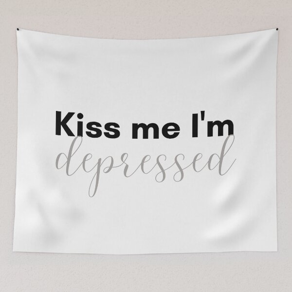 Item preview, Kiss Me Im Depressed designed and sold by TrendIt-.