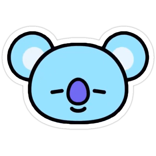 bt21 koya stickers by attackonotaku redbubble