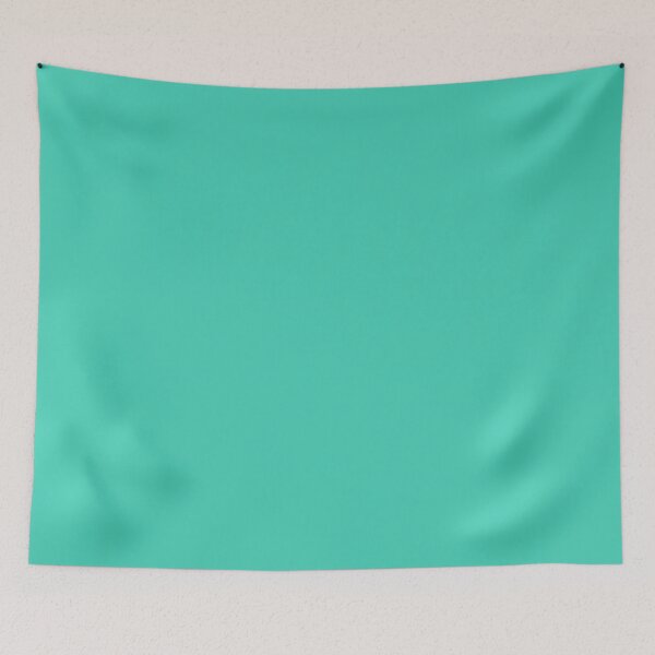 Item preview, Mint Green Colour Light Teal Flat Color  designed and sold by LD ART.
