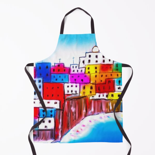 Item preview, Colourful Hillside Village designed and sold by EJCairns.