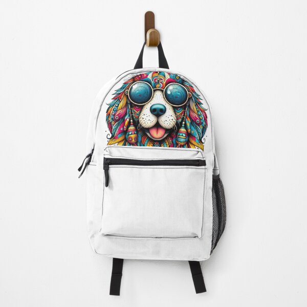 Item preview, Colorful Bohemian hippie Dog designed and sold by AssortedWonders.