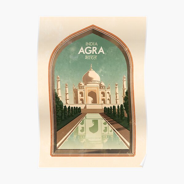Travel Posters - Agra India Poster