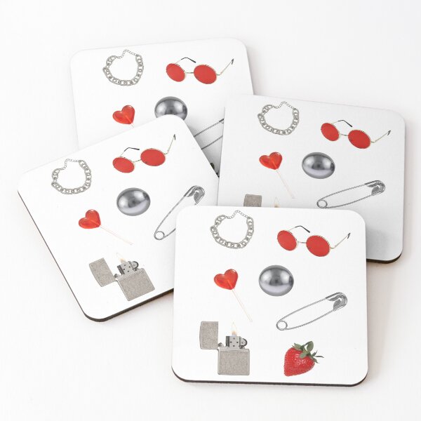 Item preview, Silver and Red Collage designed and sold by verycoolandnice.