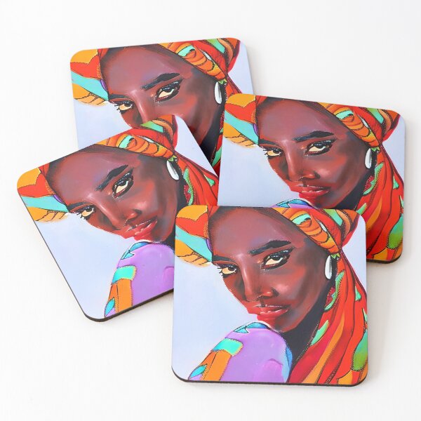 Item preview, LADY IN COLORFUL CLOTHES BRIGHT AFRICAN designed and sold by Sanny88.