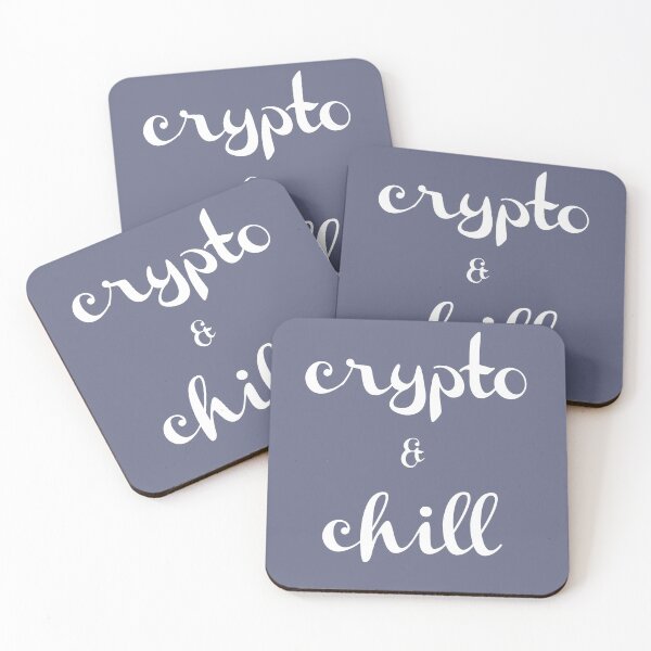 Item preview, Crypto & Chill.  designed and sold by silviasunflower.
