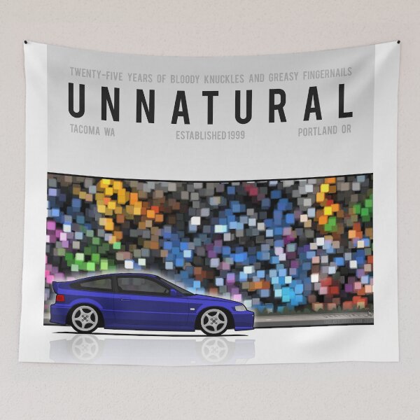 Item preview, Unnatural Car Club PNW: Dark Blue Liftback ED designed and sold by The Last Lugnut.