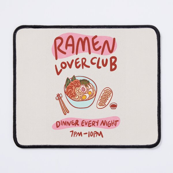 Item preview, ramen, ramen lover, dumplings, soy sauce, japan. kitchen, food lover, fork, noodles, asian, funny, cute, kitchen print designed and sold by peachcakecanvas.