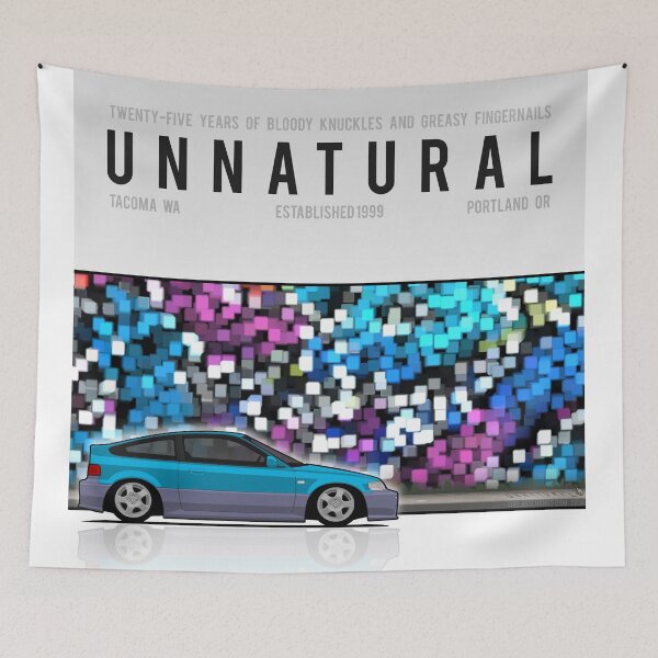 Item preview, Unnatural Car Club PNW: Celestial Blue Teal Liftback ED designed and sold by The Last Lugnut.