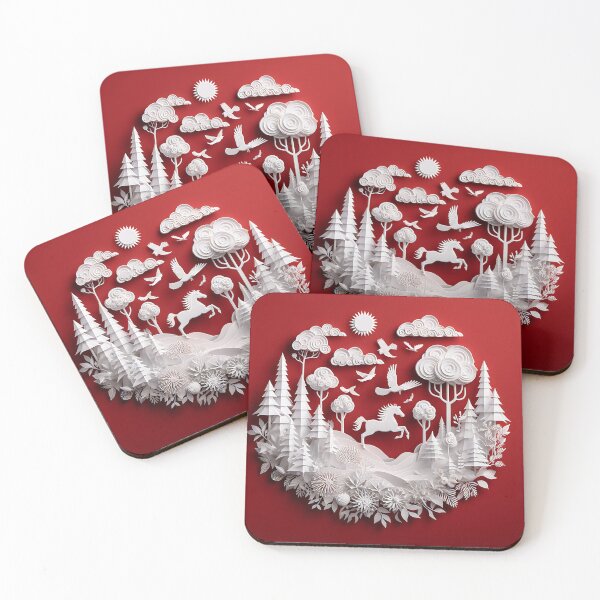 Item preview, 3D White Paper Art of Nature's Power designed and sold by Attire mukashaf.