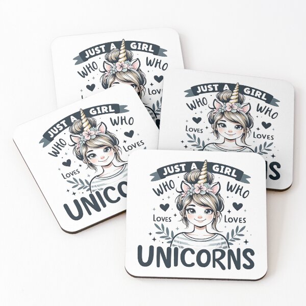 Item preview, Just a girl who love for Unicorns - Casual Everyday Style designed and sold by MAPDDesigns.