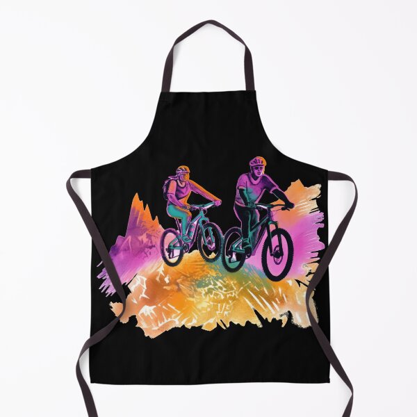 Item preview, NEON mountain biker designed and sold by WallGemsArt.