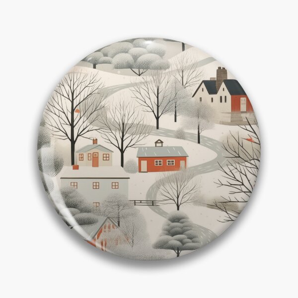 Item preview, snowy town designed and sold by hola-zzoi.