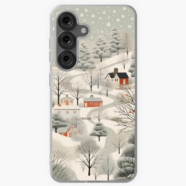 Item preview, snowy town designed and sold by hola-zzoi.