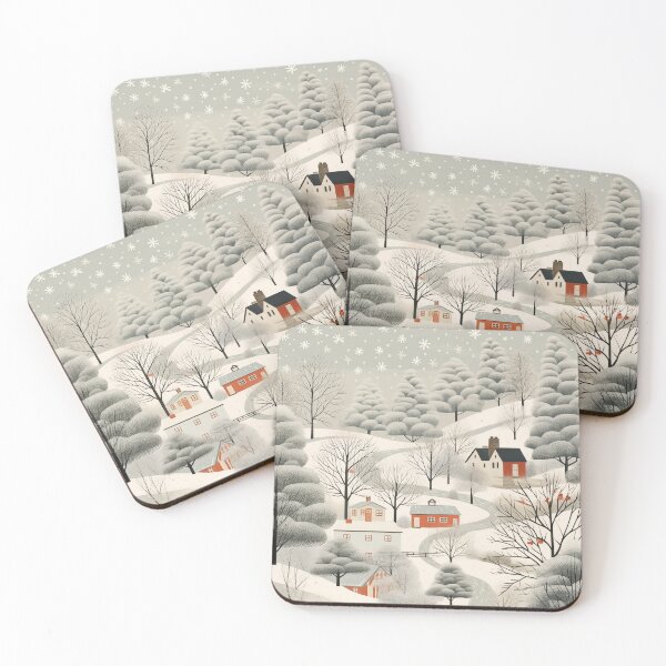 Item preview, snowy town designed and sold by hola-zzoi.
