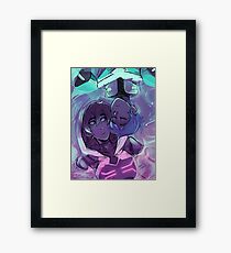 On different teams Framed Print