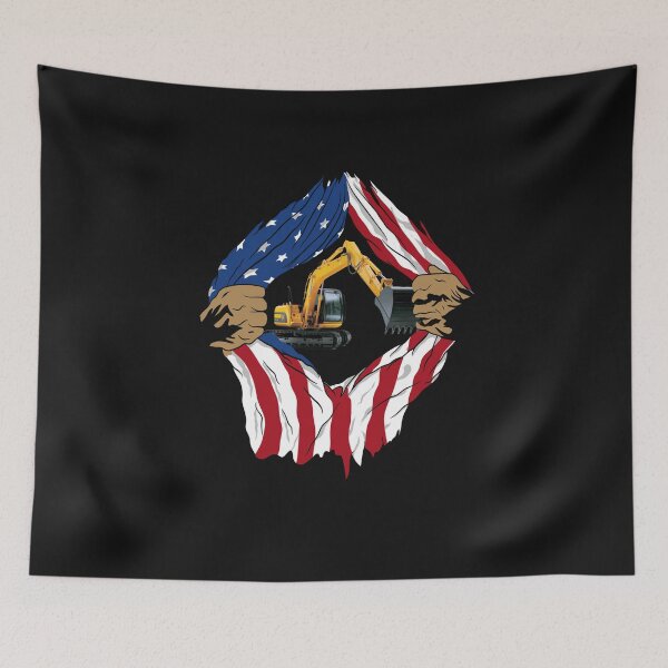 Item preview, American Excavator Operator / Digger designed and sold by Tee Hub.