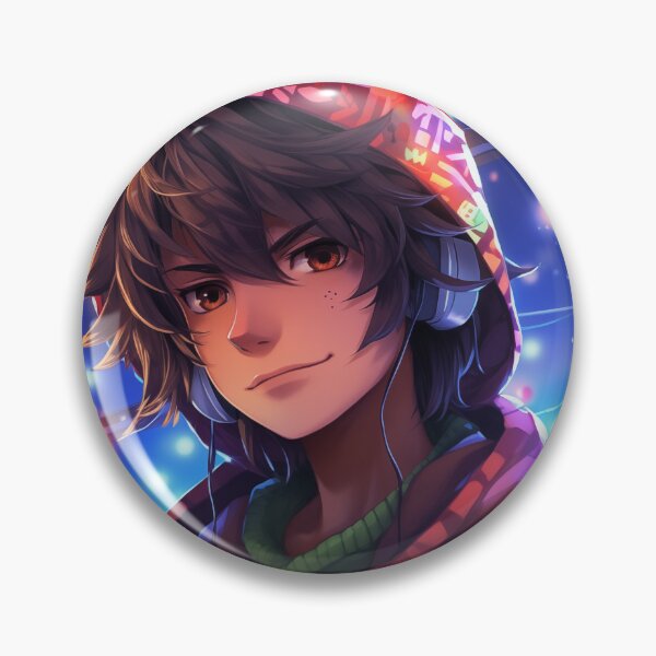 Item preview, Christmas Anime Gamer Boy - Selection 3 designed and sold by ArtsyChaosArt.