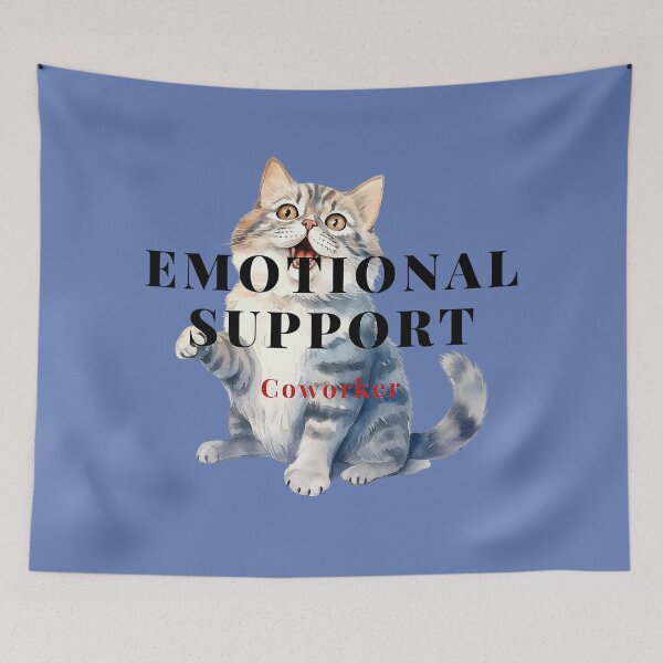 Item preview, Emotional support coworker designed and sold by Aganona.