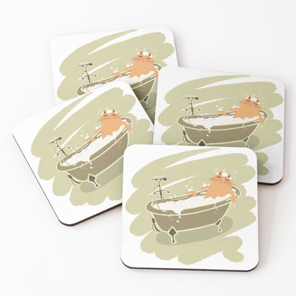 Item preview, Cat Orange is bathing designed and sold by XingxingArt.
