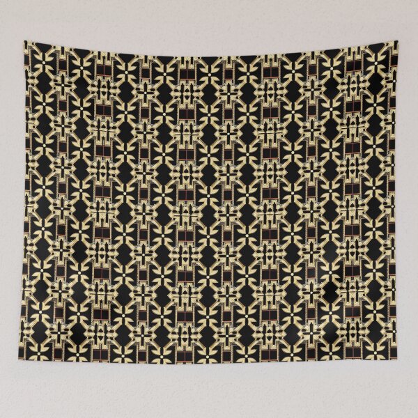 Item preview, Bejeweled gold and black patterned  designed and sold by Roxburylane.