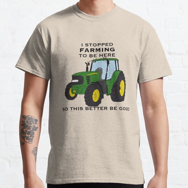 Polera John Deere Logo Tractor Polera de manga corta ropa