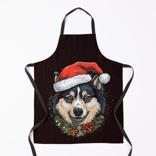 Item preview, Christmas Alaskan Husky designed and sold by creativellashop.
