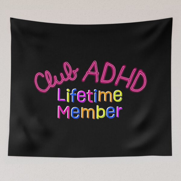 Item preview, Club ADHD designed and sold by JillPillDesign.