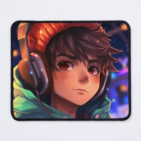 Item preview, Christmas Anime Gamer Boy - Selection 4 designed and sold by ArtsyChaosArt.