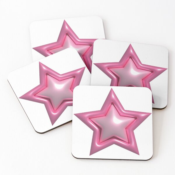 Item preview, Pink Chrome Star designed and sold by verycoolandnice.