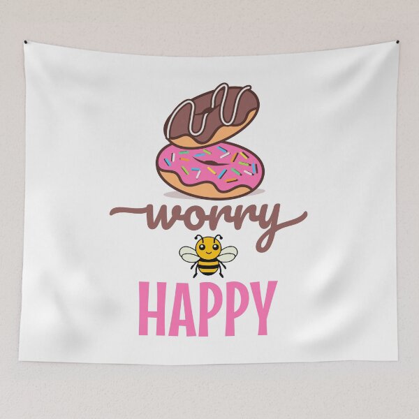 Item preview, Donut Worry, Bee Happy designed and sold by Khihi.