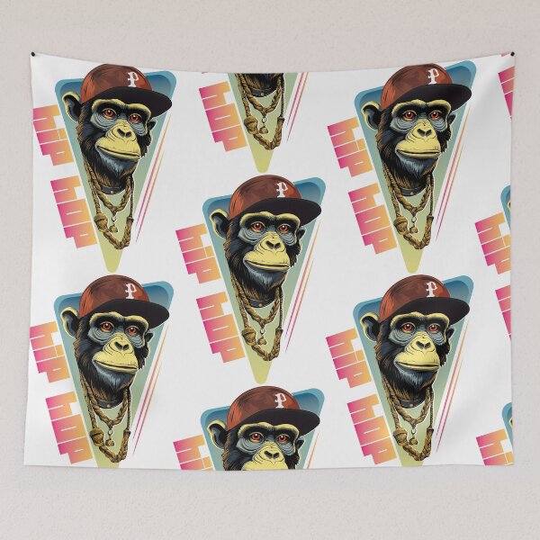 Item preview, Hip hop monkey designed and sold by portokalis.