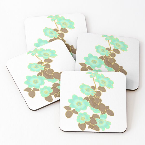 Item preview, a group of golden and blue flowers designed and sold by Artist-in-space.