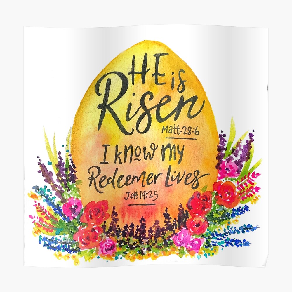 he-is-risen-watercolor-poster-by-jstunkard-redbubble