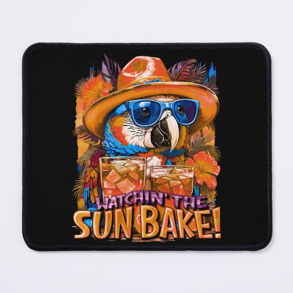 Item preview, Watchin' The SUNBAKE! Sun-Kissed Parrots: A Tropical Symphony of Colors designed and sold by MindWave THC.