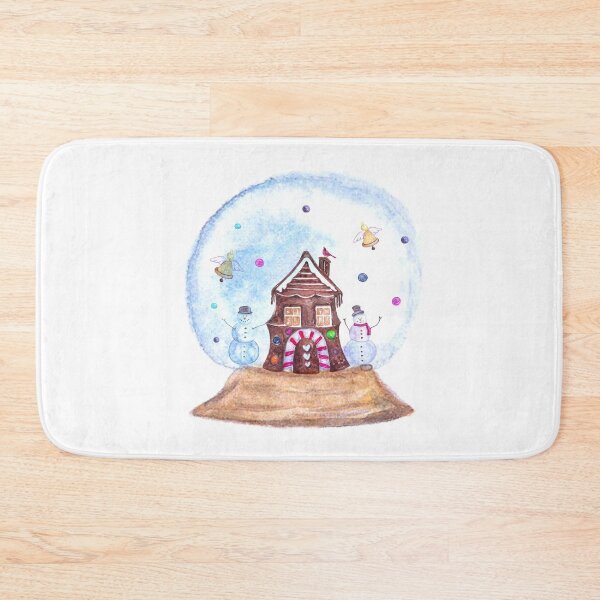 Item preview, Winter Wonderland Watercolor Snowglobe designed and sold by Negin Mf Designs.