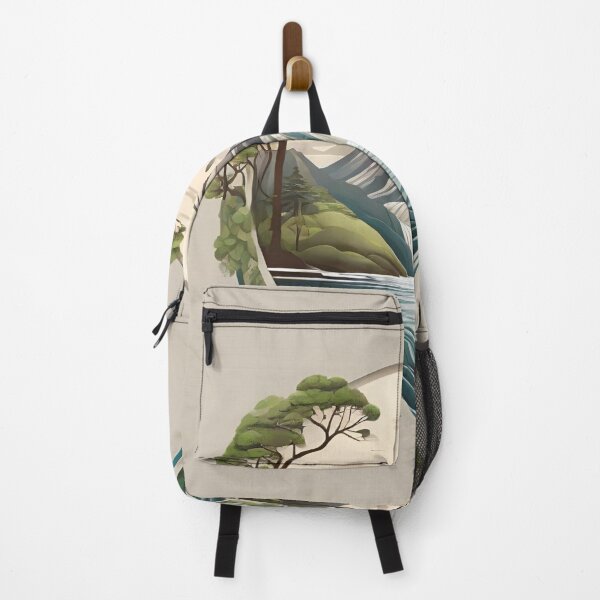 Item preview, Tranquility Meets Majesty: A Waterfall amidst Mountain designed and sold by Best-Art-32.