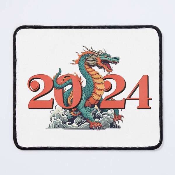 Item preview, Year of the Dragon 2024 Retro Design designed and sold by Julia Smorochynska.