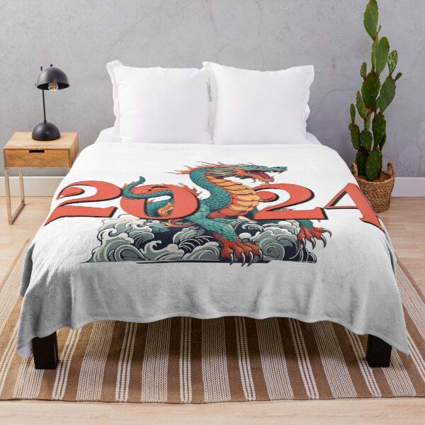 Item preview, Year of the Dragon 2024 Retro Design designed and sold by Julia Smorochynska.