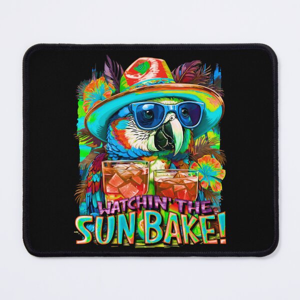 Item preview, Watchin' The SUNBAKE! Sun-Kissed Parrots: A Tropical Symphony of Colors designed and sold by MindWave THC.