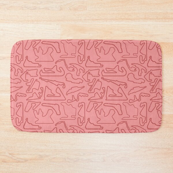 Item preview, Formula One Tracks - Pink designed and sold by ClanRaeDesign.