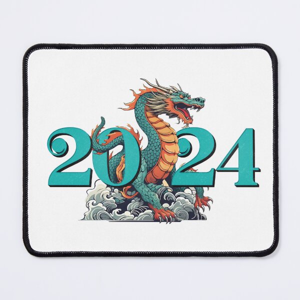 Item preview, Year of the Dragon 2024 Retro Design designed and sold by Julia Smorochynska.