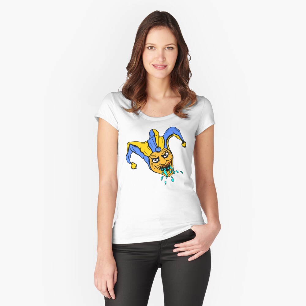 Ghastly Grinner Fitted Scoop T-Shirt