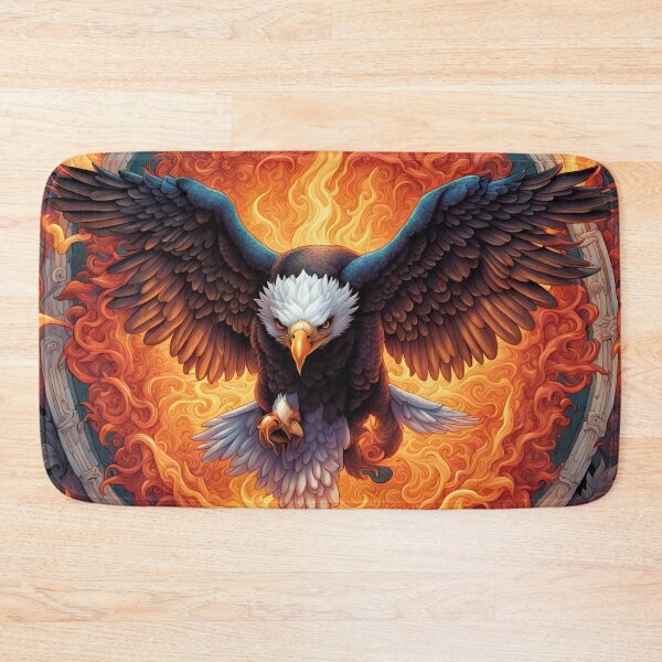 Item preview, Eagle In Flames Mandala designed and sold by tpixx.