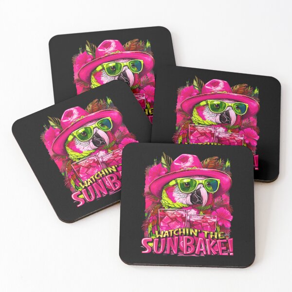 Item preview, Watchin' The SUNBAKE! Sun-Kissed Parrots: A Tropical Symphony of Colors designed and sold by MindWave THC.