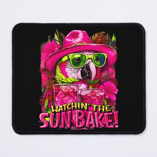 Item preview, Watchin' The SUNBAKE! Sun-Kissed Parrots: A Tropical Symphony of Colors designed and sold by MindWave THC.